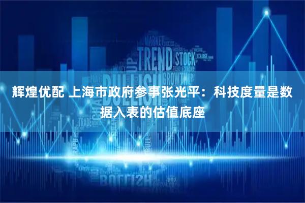 辉煌优配 上海市政府参事张光平：科技度量是数据入表的估值底座