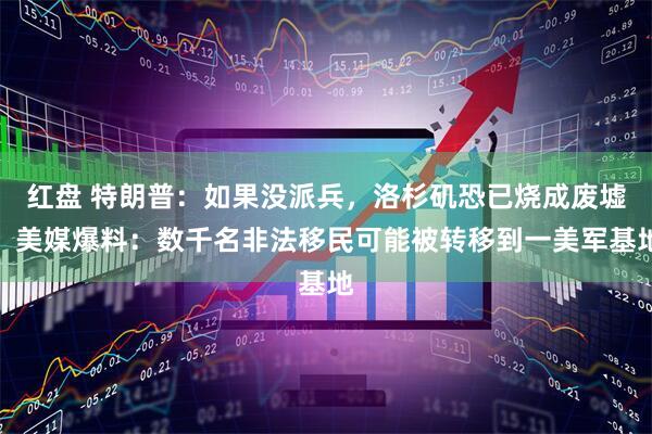 红盘 特朗普：如果没派兵，洛杉矶恐已烧成废墟！美媒爆料：数千名非法移民可能被转移到一美军基地
