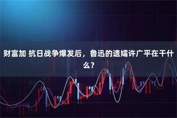 财富加 抗日战争爆发后，鲁迅的遗孀许广平在干什么？
